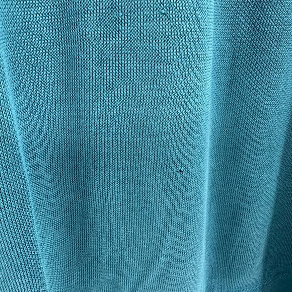 Athleta Size Medium Blue Long Sleeve Shirt Top Blouse Soft Modal Blend Athletic‎ - Picture 4 of 7